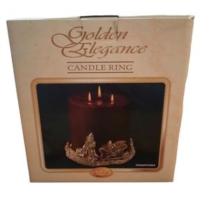 Holiday ChristmasLarge Candleholder Box New Open